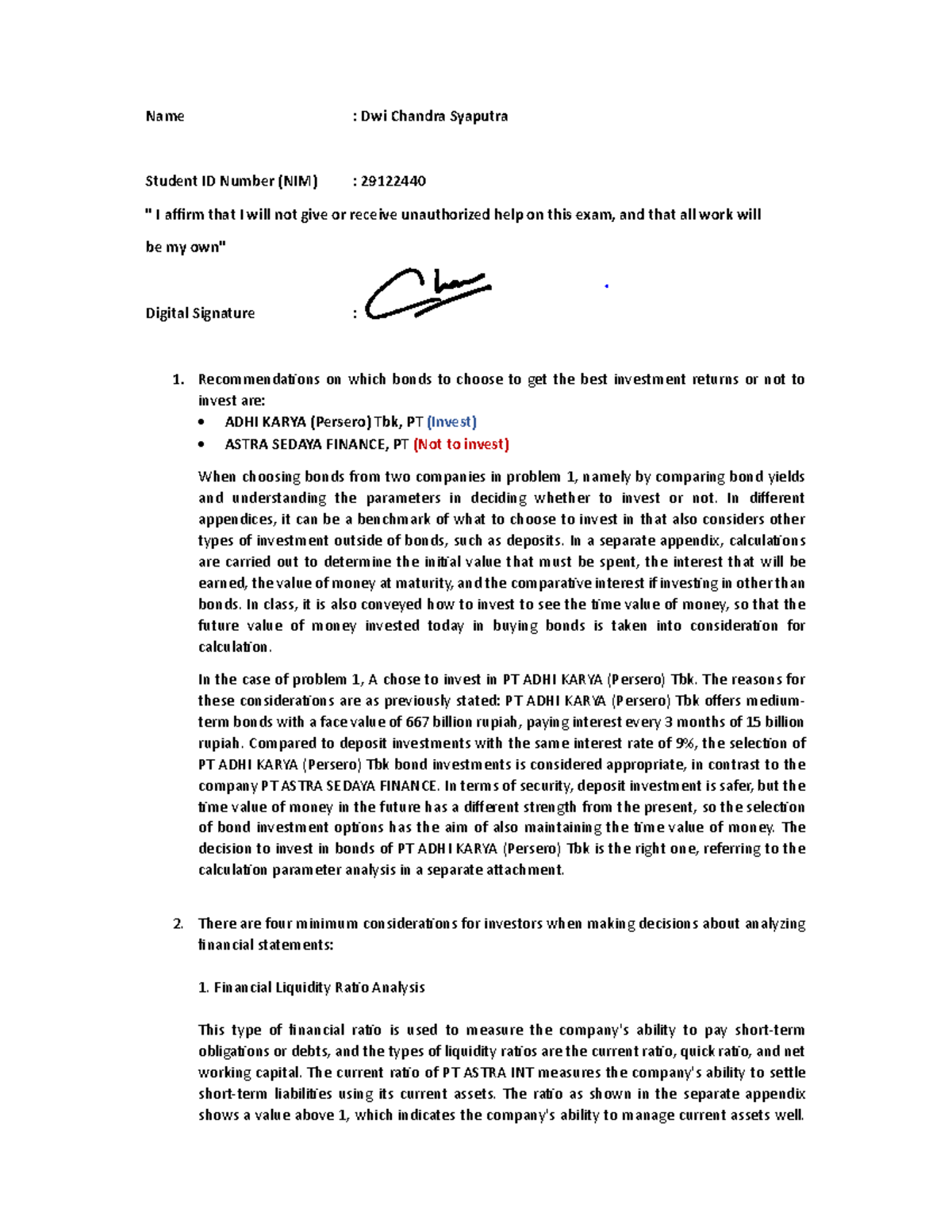 Midterm Exam Study Notes for Financial Management (FM101) - Studocu