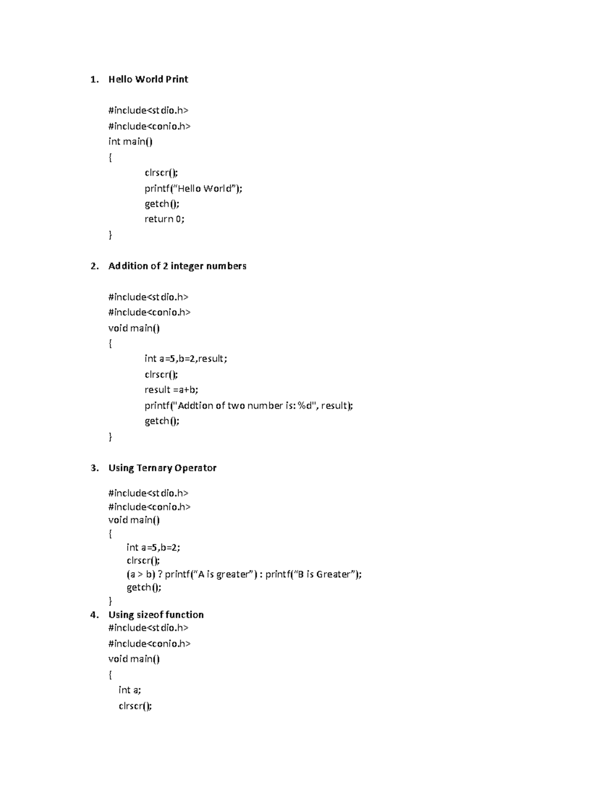 CPPM 1: C Programming Basics and Functions - Semester 1 - Studocu