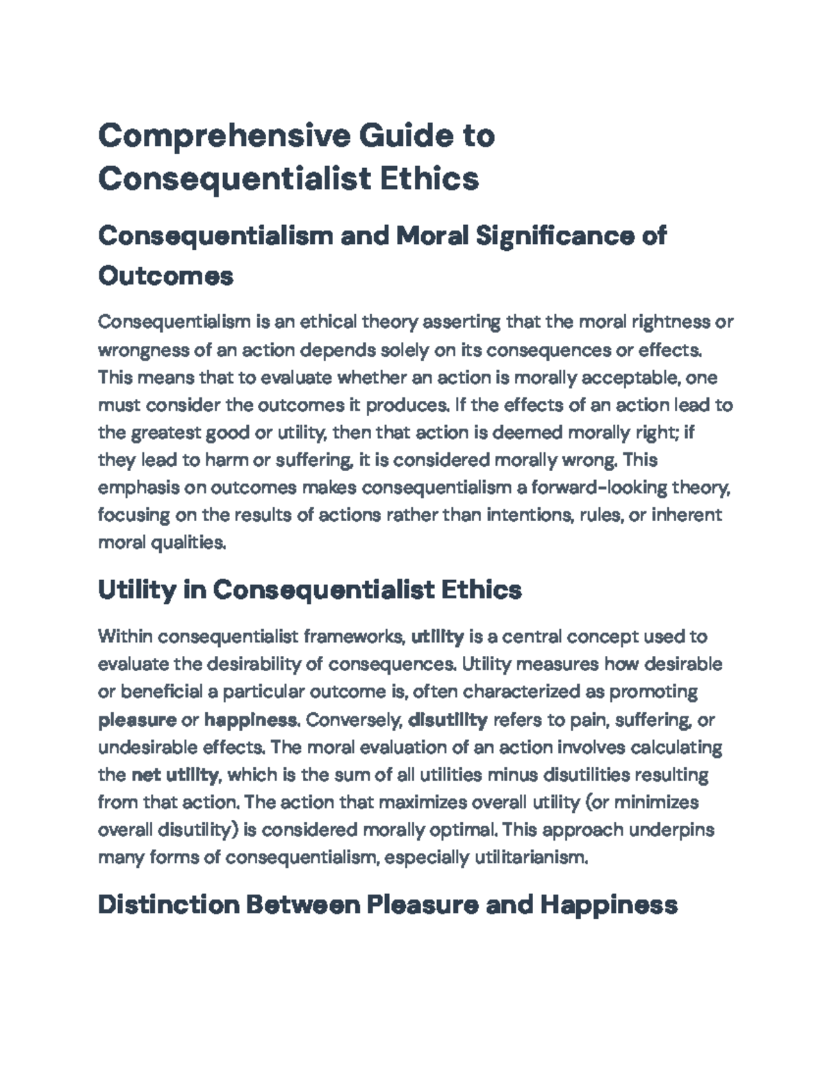 Comprehensive Guide to Consequentialist Ethics: Rule Utilitarianism ...