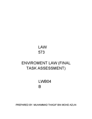 Project Brief BSR603 - PROJECT TITLE : A Conservation Study on heritage ...