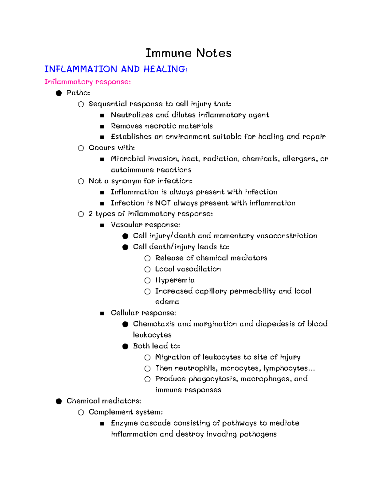 Nursing Management of Infection Control: COVID-19 & HIV Notes - Studocu