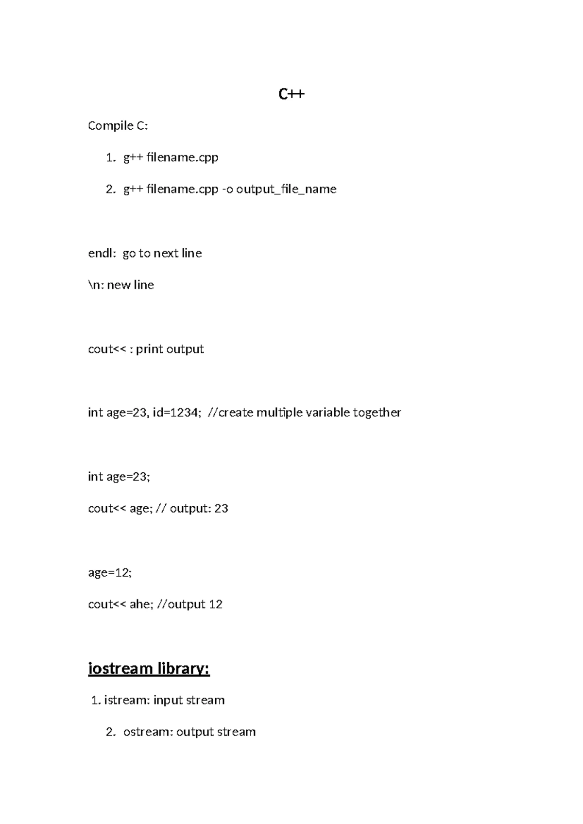 C++ Advanced Program Design: Pointers Summary Flash Cards - Studocu