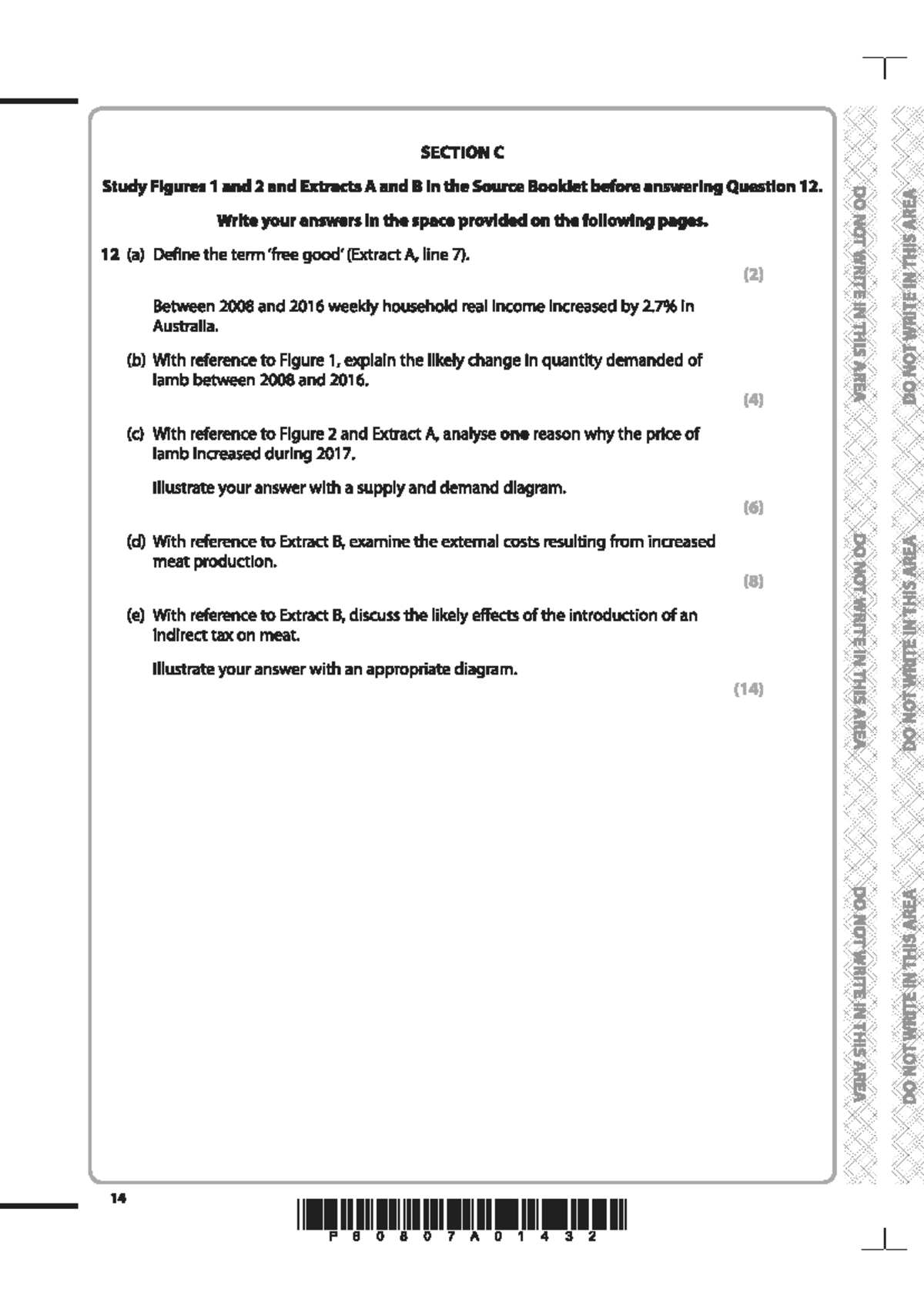 General Economic Questions: Analysis of Income and Meat Production ...