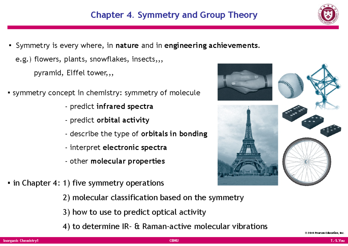 Chapter 4: Symmetry and Group Theory - Inorganic Chemistry1 CBNU - Studocu