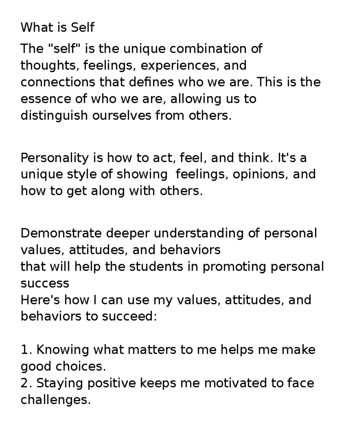 Understanding the Self: Insights on Personality Development and Growth ...