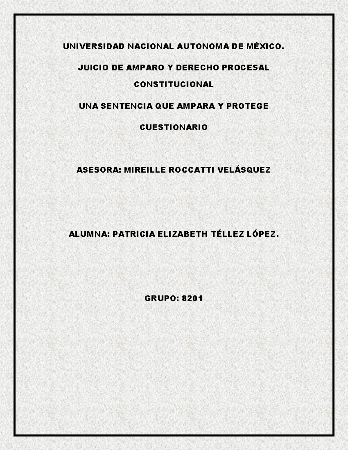 Juicio de Amparo y Derecho Procesal Constitucional: Análisis de ...