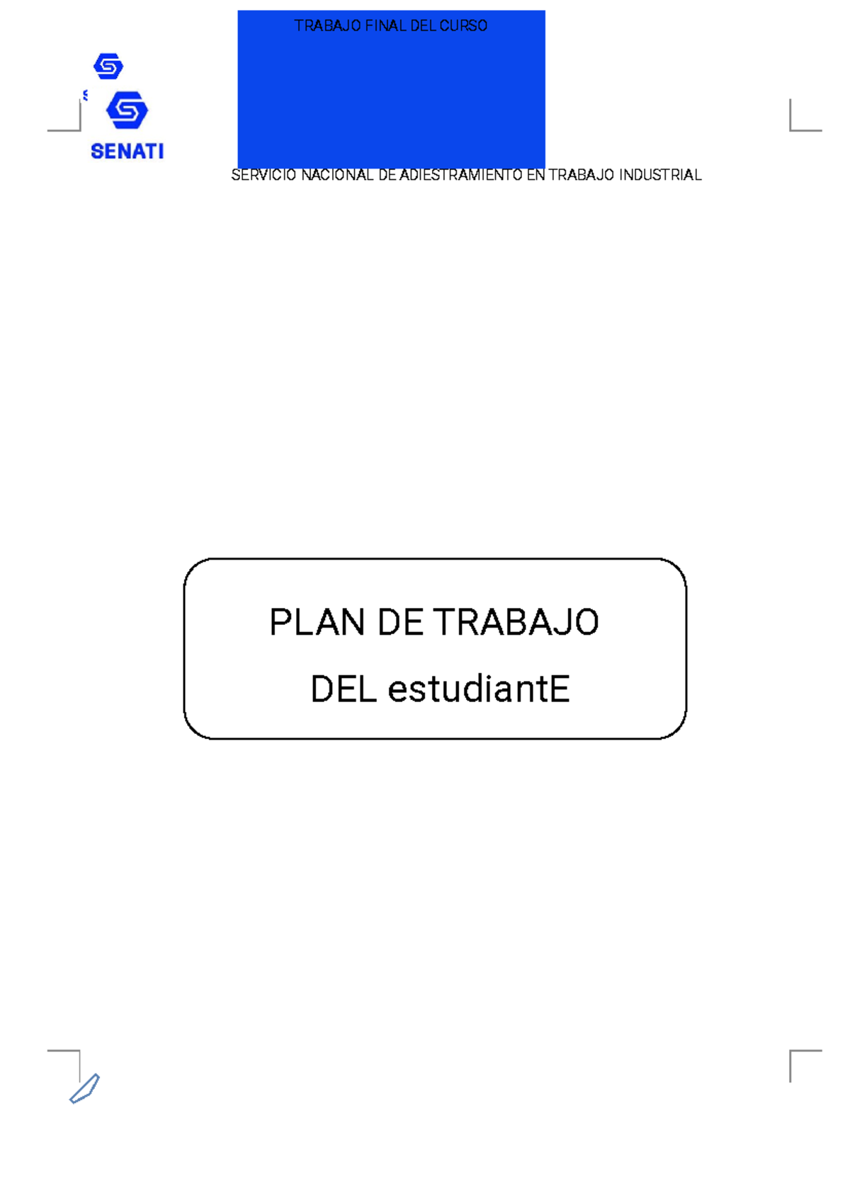 Entregable 1 Gestion de compras - PLAN DE TRABAJO DEL estudiantE ...