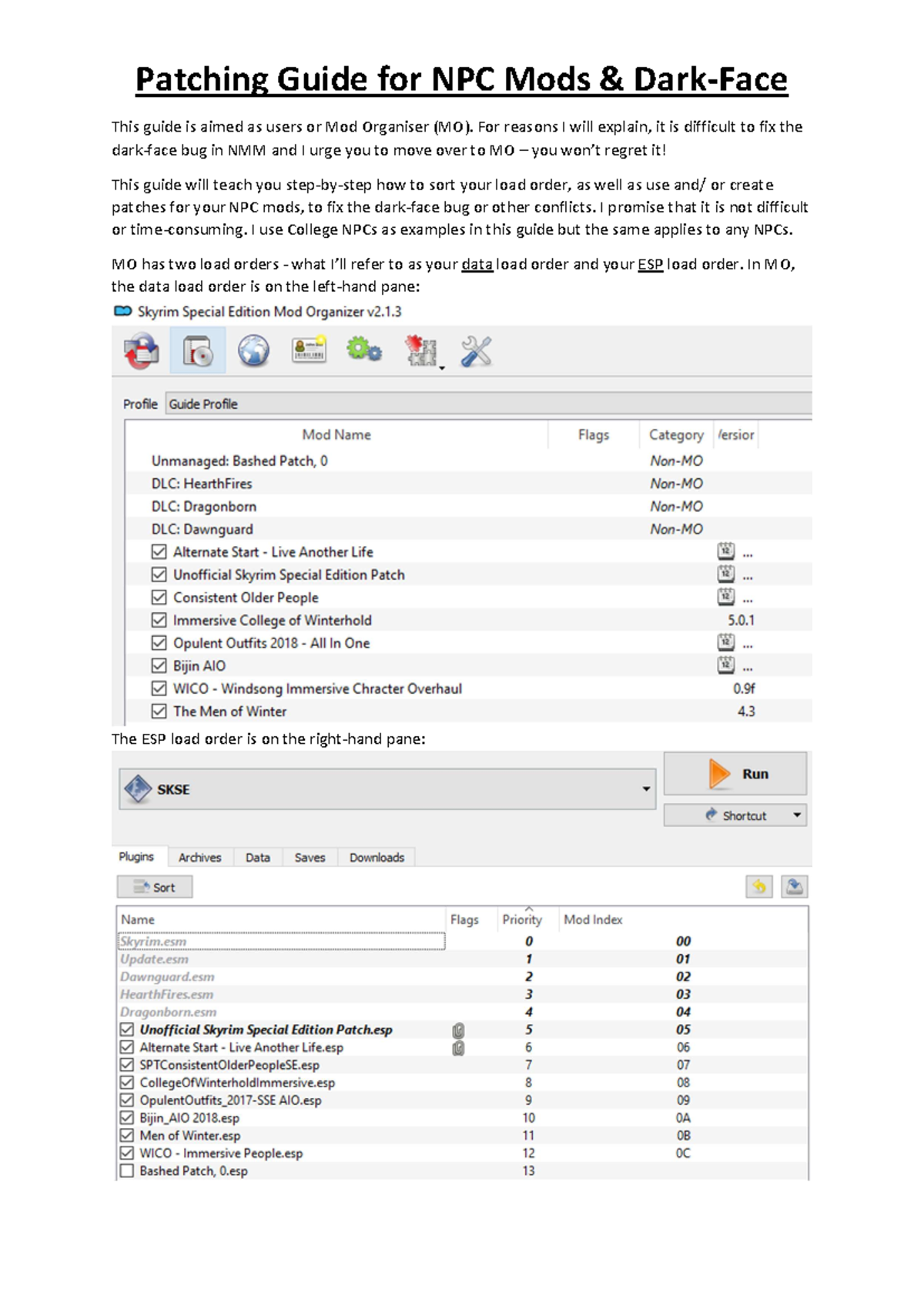 Mod Patching Guide - 3WEFG - This guide is aimed as users or Mod ...