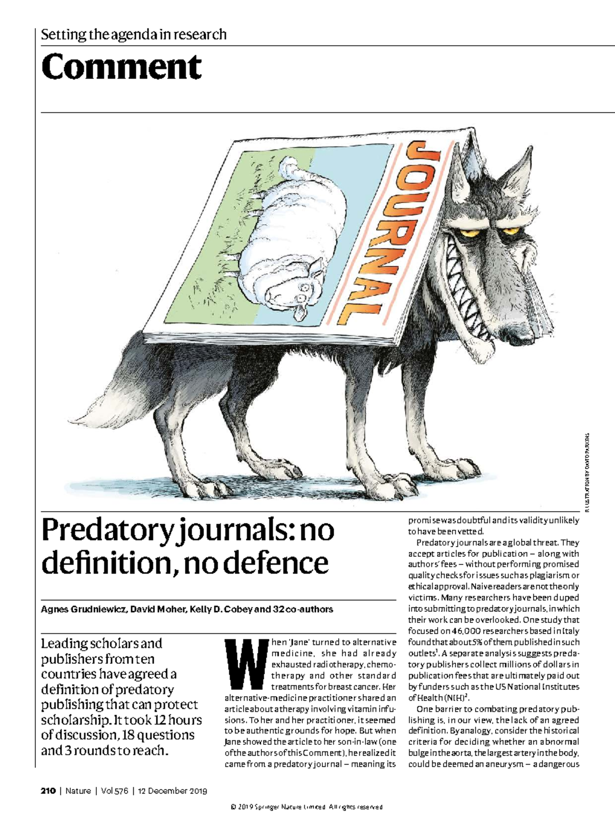 Predatory Journals: Defining the Threat to Scholarly Publishing - Studocu
