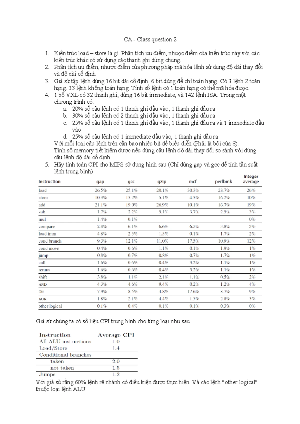 Class Q 5 vn - ccc - CA - Class question 5 Mô tả khái niệm phân tầng bộ ...
