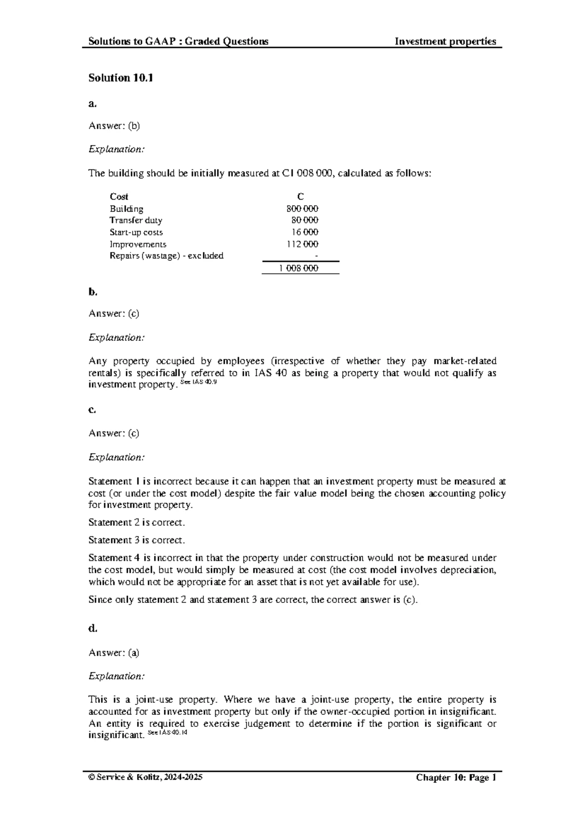 07 GAAP Final Exam Graded Questions on Property, Plant, and Equipment ...