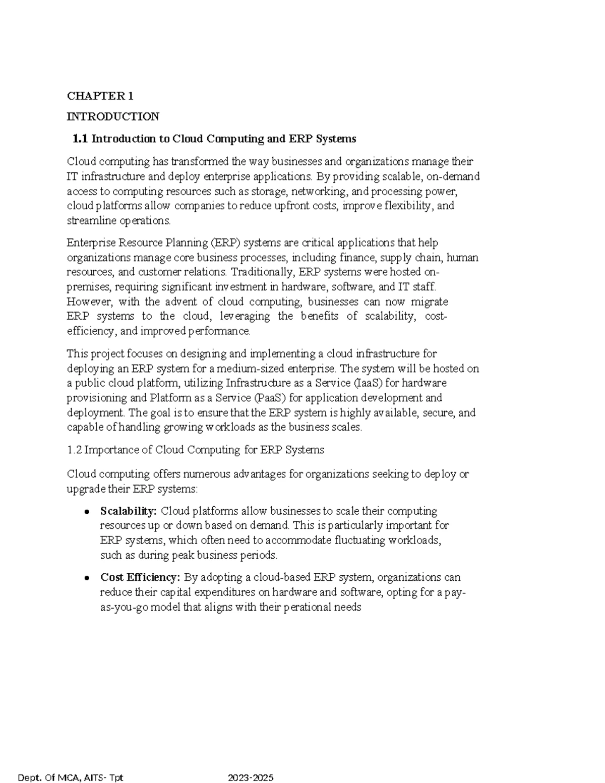Cloud Computing Engineering Azure AWS Corrected - An INTERNSHIP REPORT ...