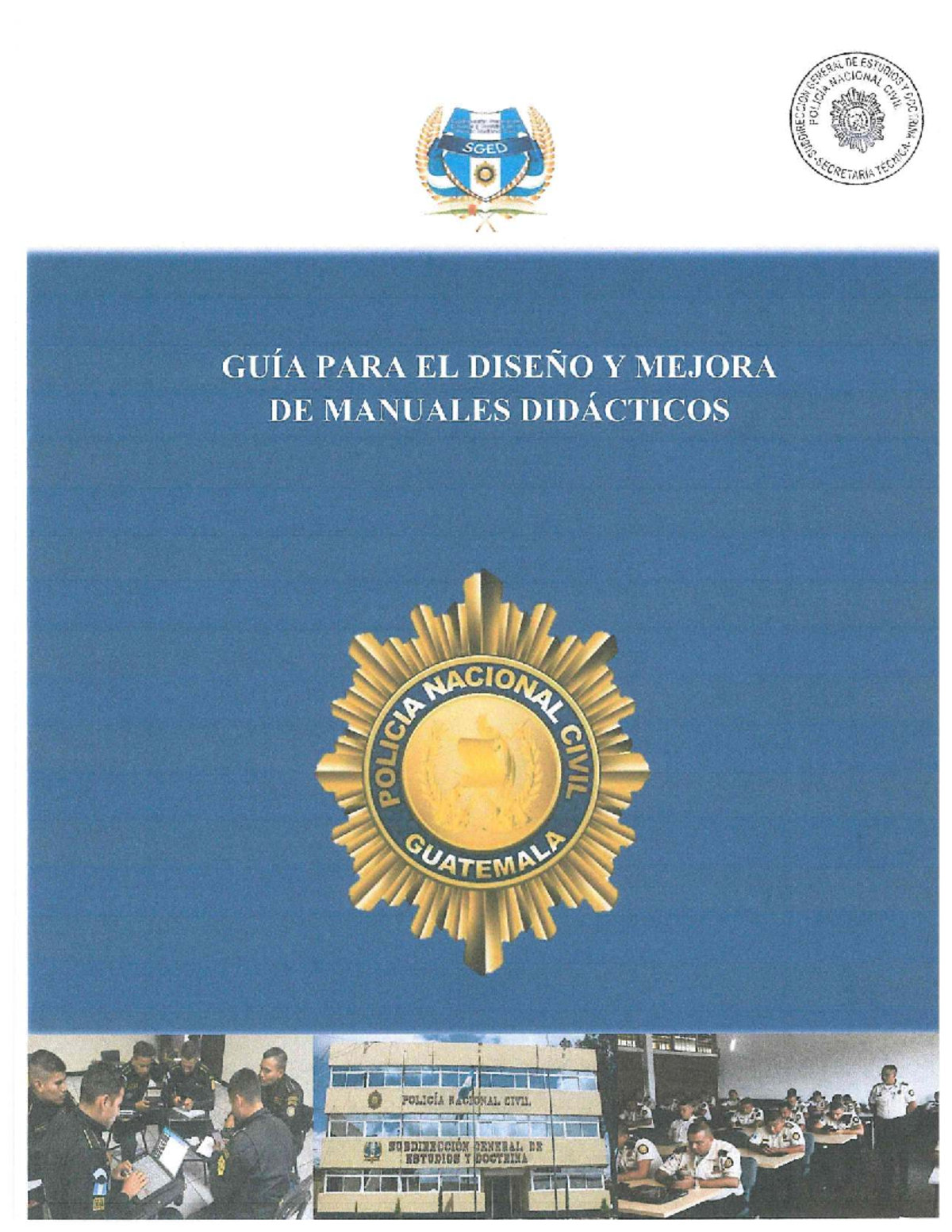 SGED Guía para el Diseño y Mejora de Manuales Didácticos PNC - Studocu