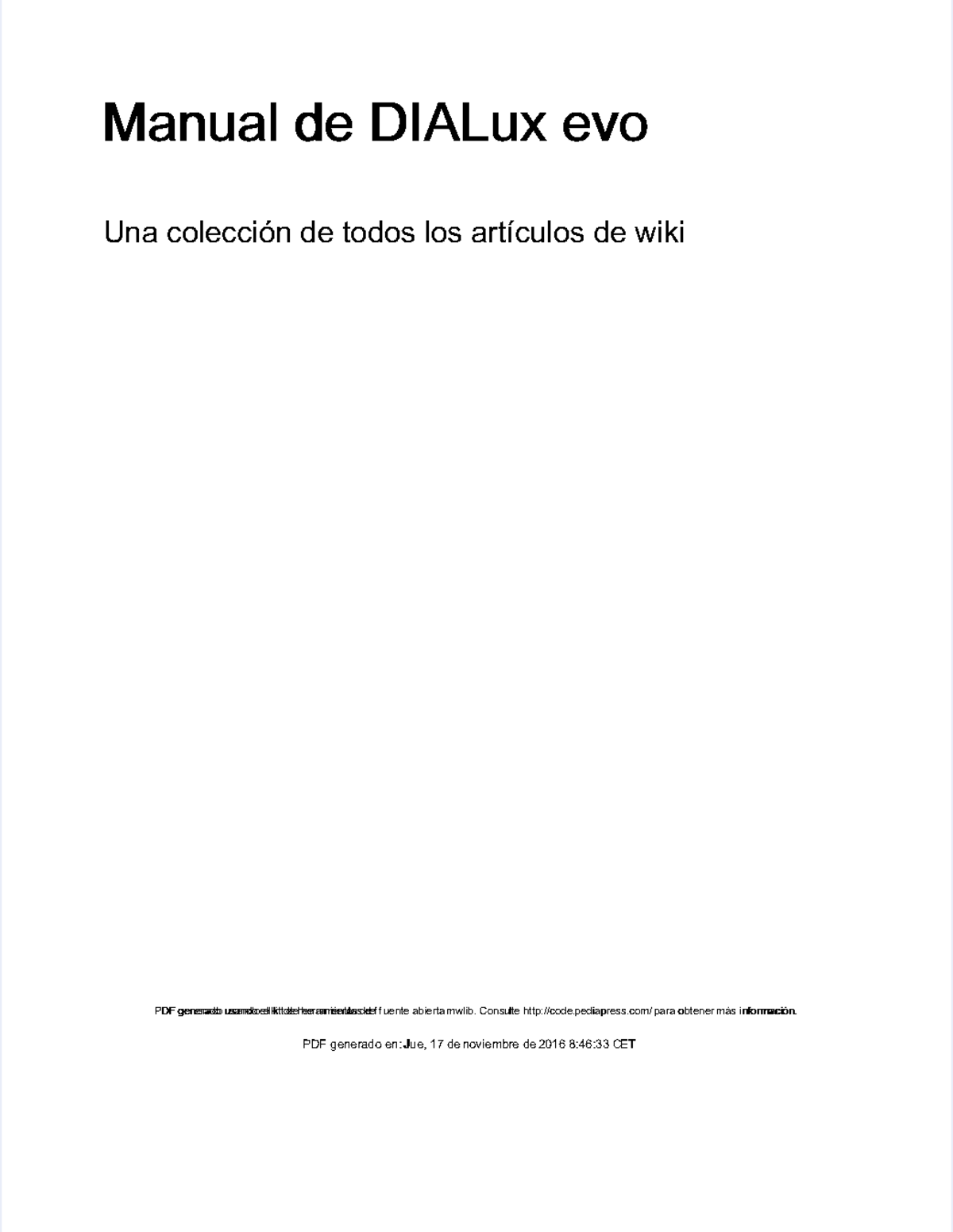 Manual de DIALux EVO en Español - Guía Completa y Requisitos - Studocu