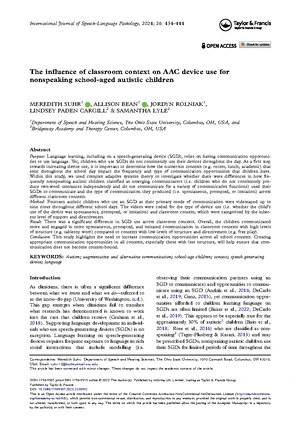 Comprehensive Guide on AAC Use in Nonspeaking Autistic Children ...