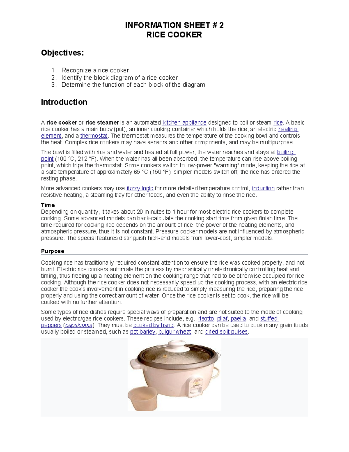 TED2ET122 Rice Cooker: Overview, Functionality, and Troubleshooting ...