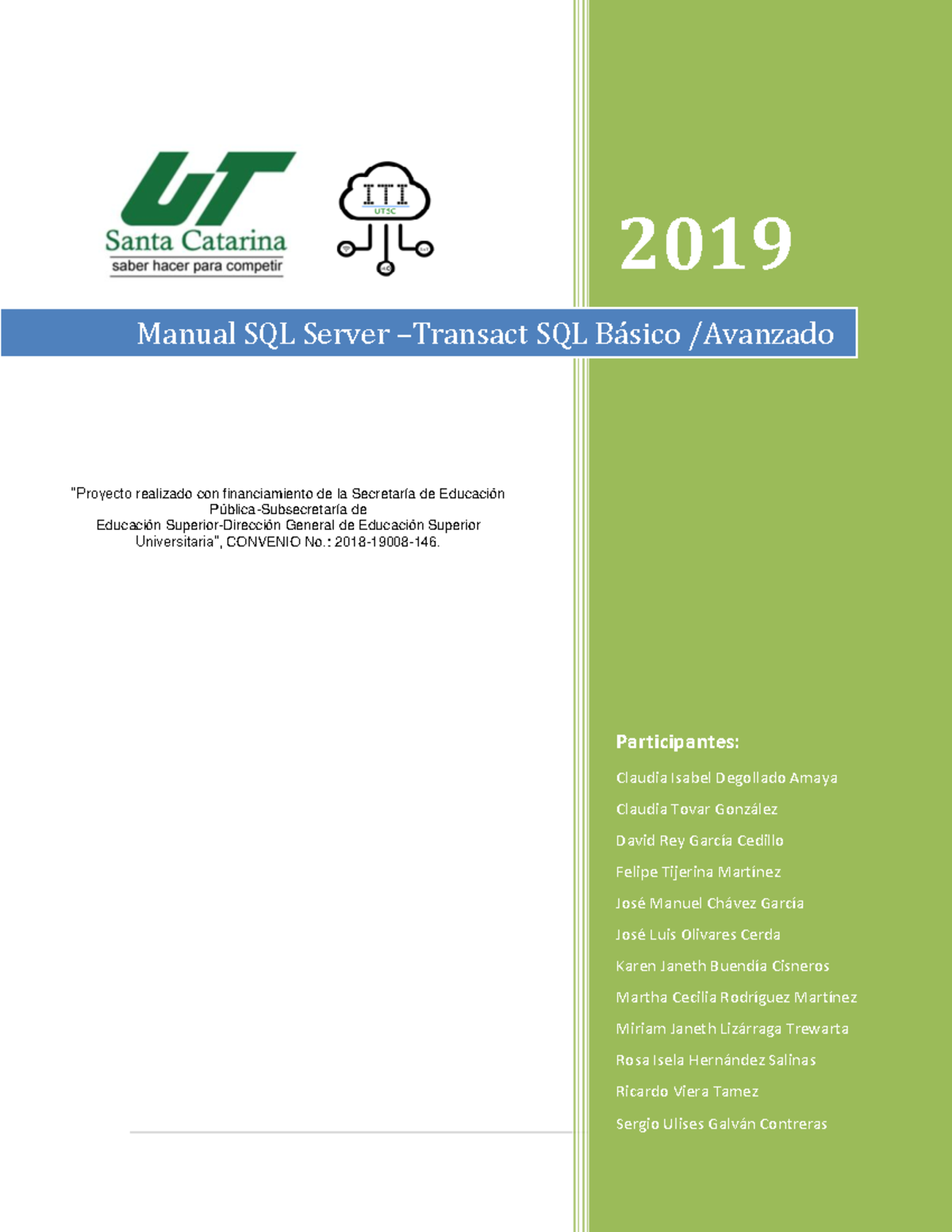 Manual SQL Server 2019: Transact SQL Básico y Avanzado Guide - Studocu