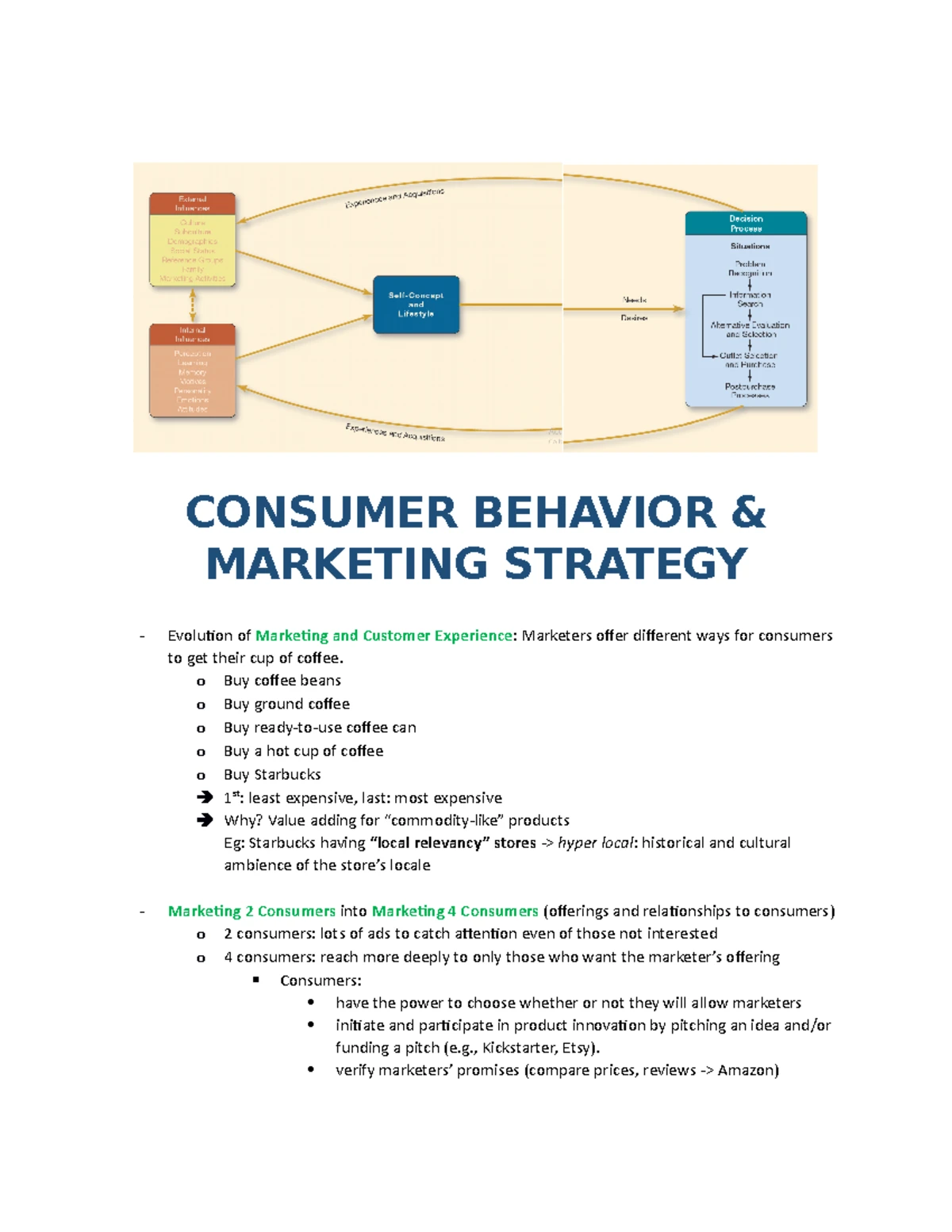 GIẢI ĐỀ CB Final TỪNG CHAP: Consumer Behavior Insights & Applications ...