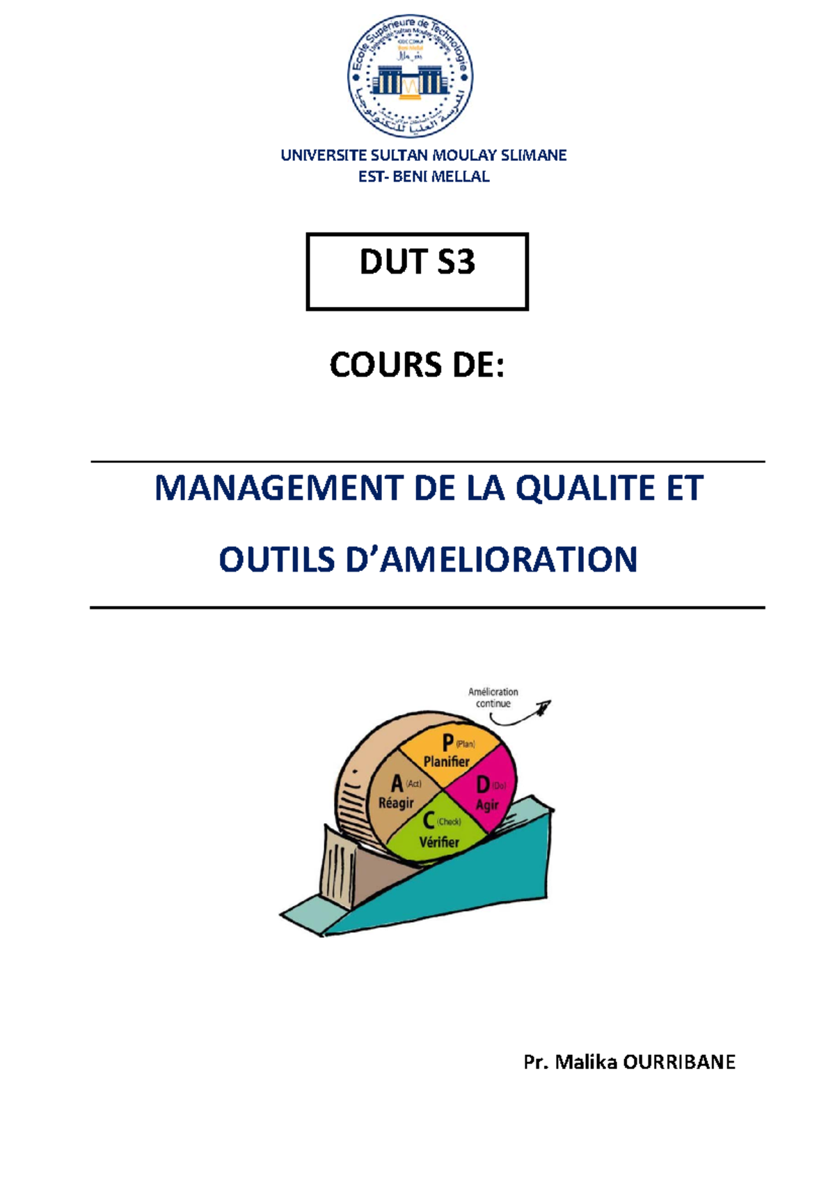 Gestion de la Qualité - Chapitre 1 et 2 - DUT S 21-22 - Studocu