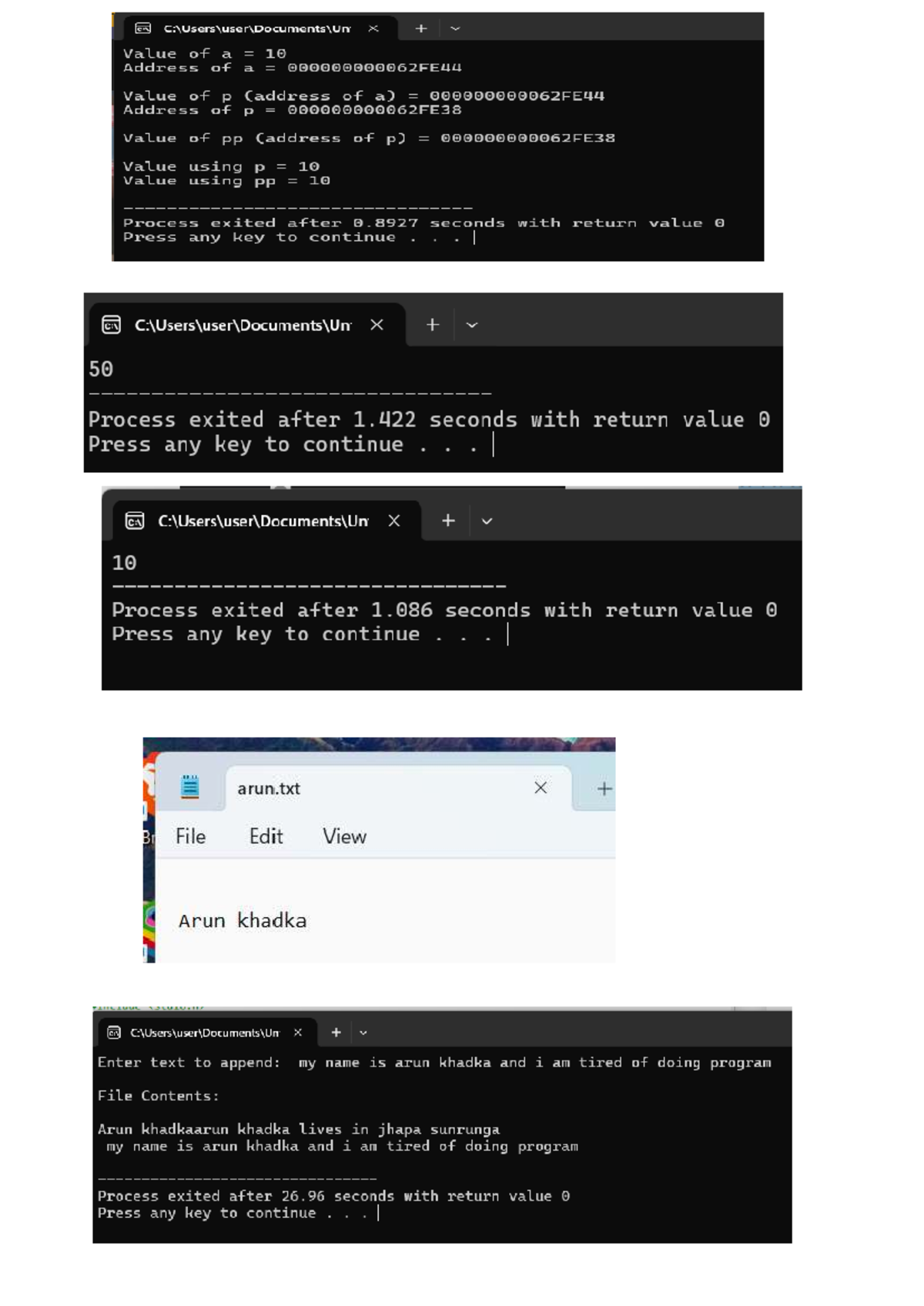 CS101: Address and Value Handling in Programming - Studocu