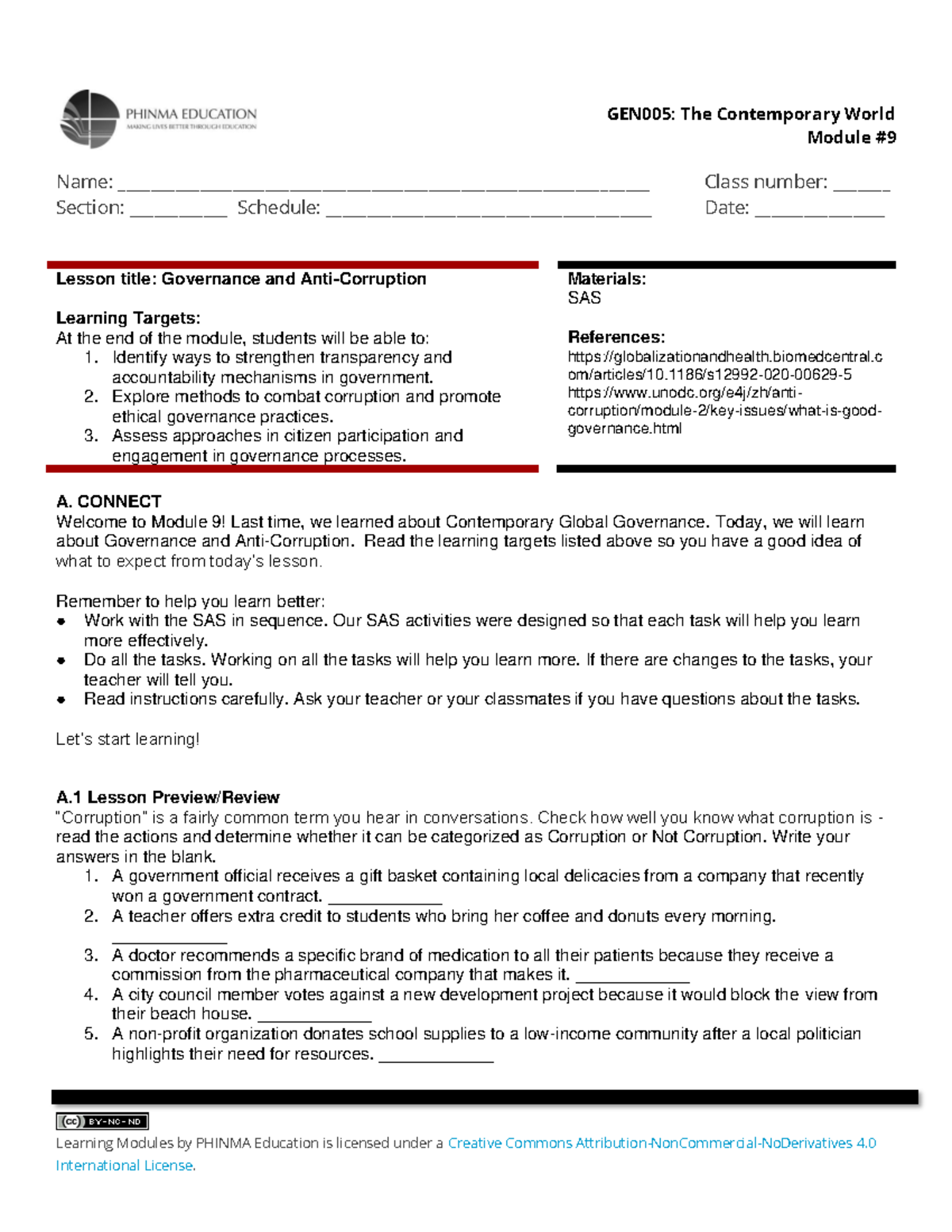 GEN 005 SAS #9 2425 - Contemporary notes essay - Module # Name: - Studocu