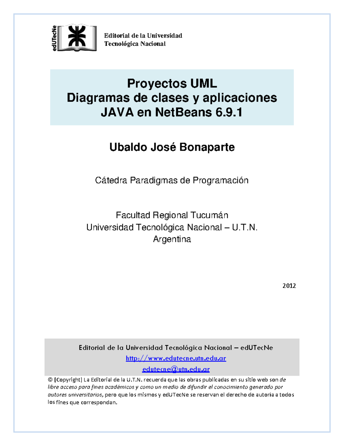Turorial PRoyecto -UMl JAVA - Proyectos UML Diagramas de clases y ...