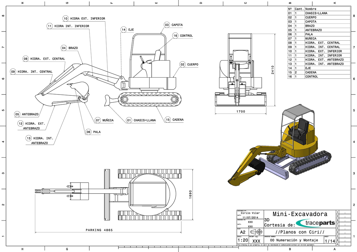 BẢN VẼ THAM KHẢO MÁY XÚC - HỆ THỐNG CAD CAM CÁC CLB - Studocu