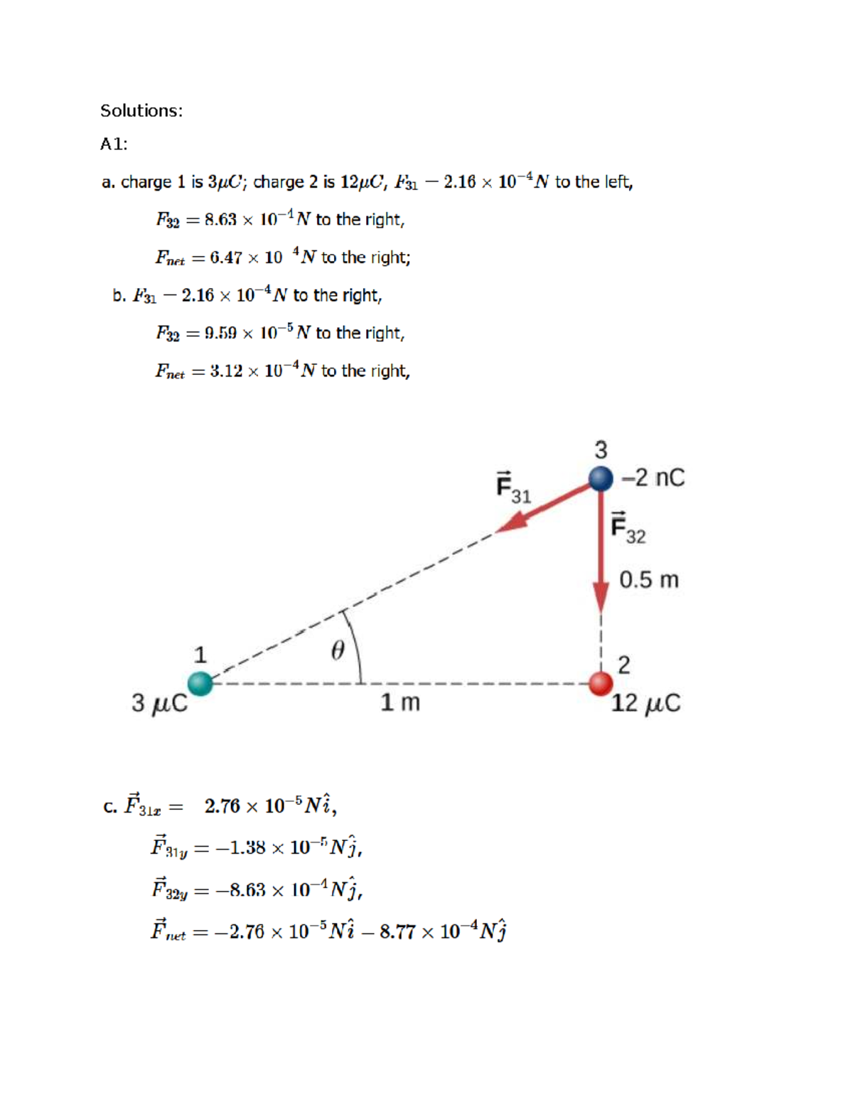Practice Problems Solutions 1: Physics Concepts Explained - Studocu