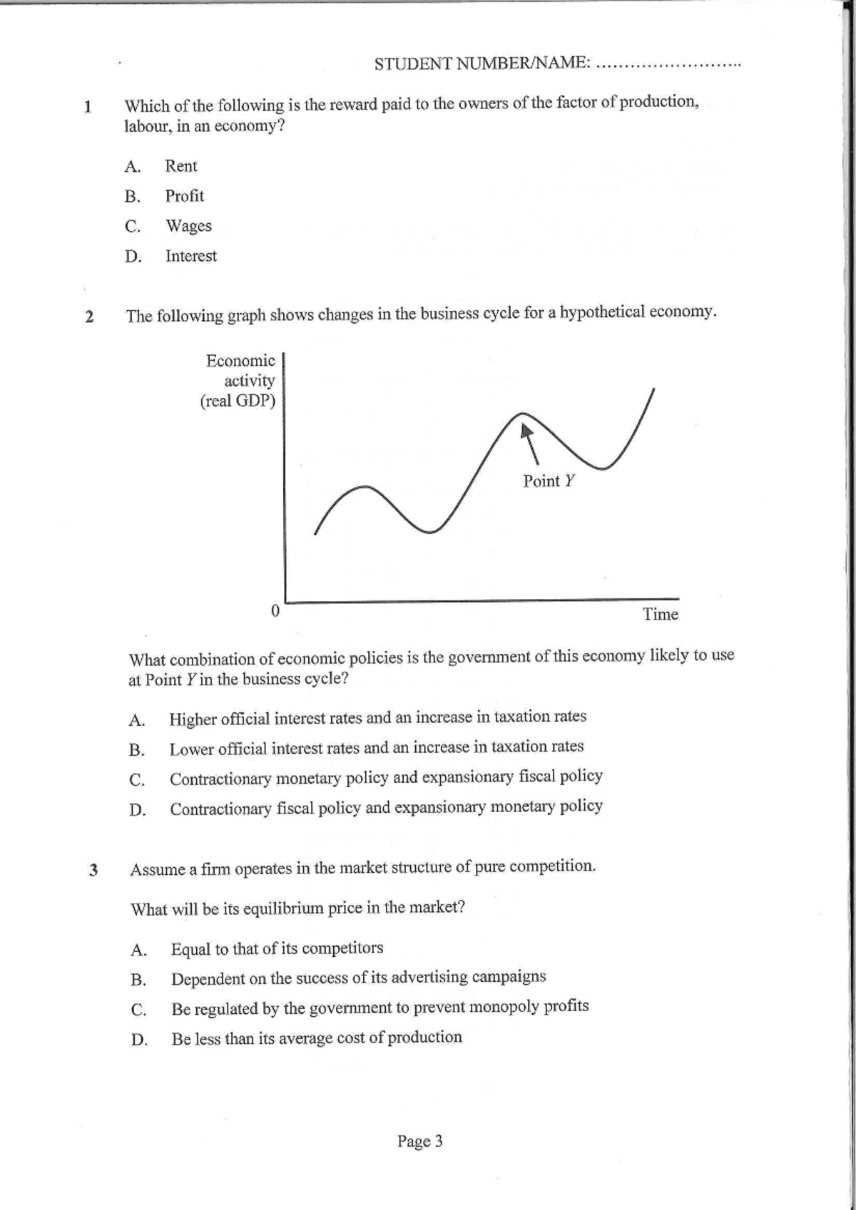 2024 ECON 101 Yearly Exam Review and Practice Questions - Studocu