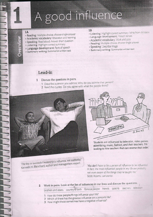 Speakout Vocabulary Extra Upper Intermediate Unit 1 - 1 © Pearson ...