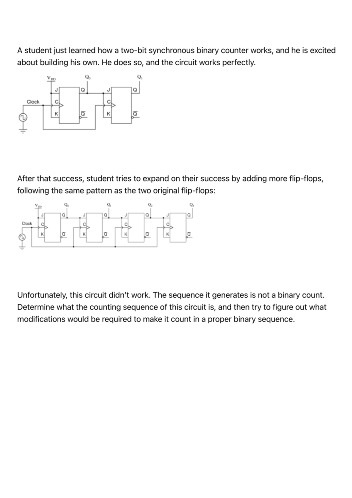 Tute - Synchronous Binary Counter Design & Analysis - Studocu