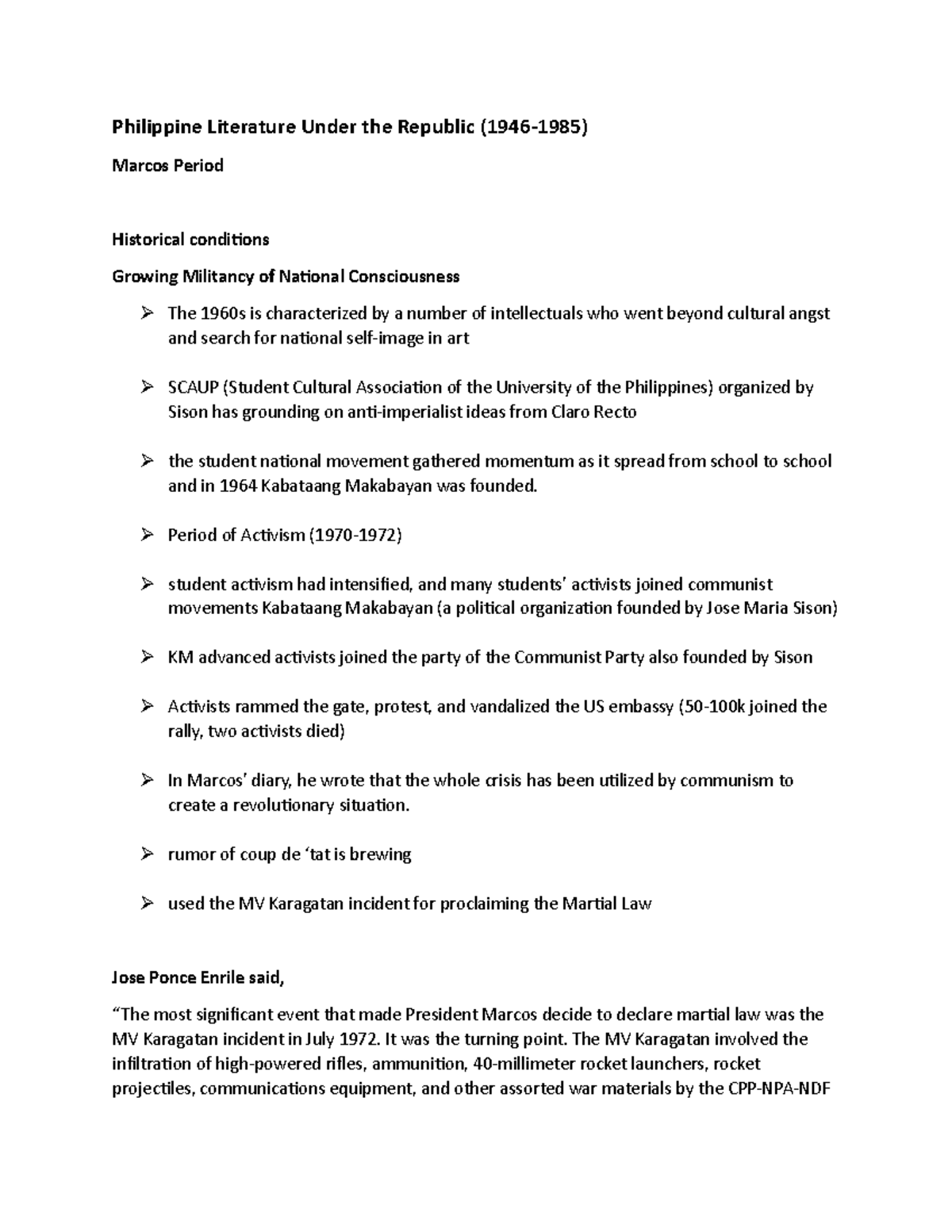 Example Of Karagatan In Philippine Literature