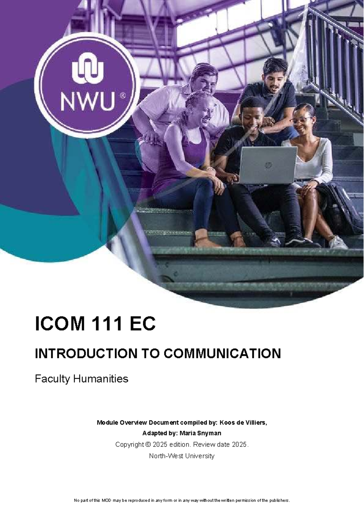 ICOM111 2026 Module Overview: Introduction to Communication - Studocu
