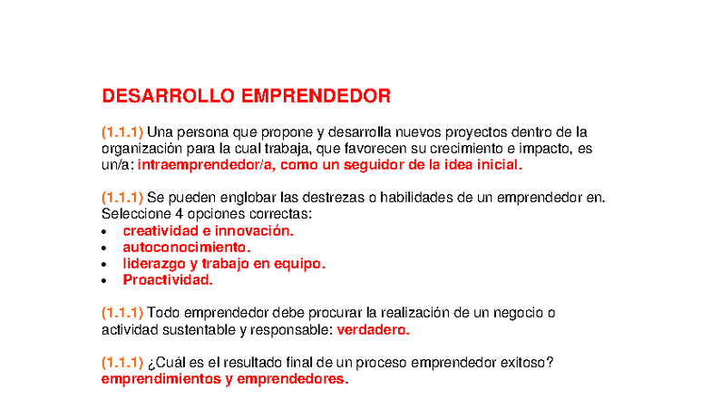 1° Parcial Desarrollo Emprendedor Resumen 250325 151330 - Document Preview