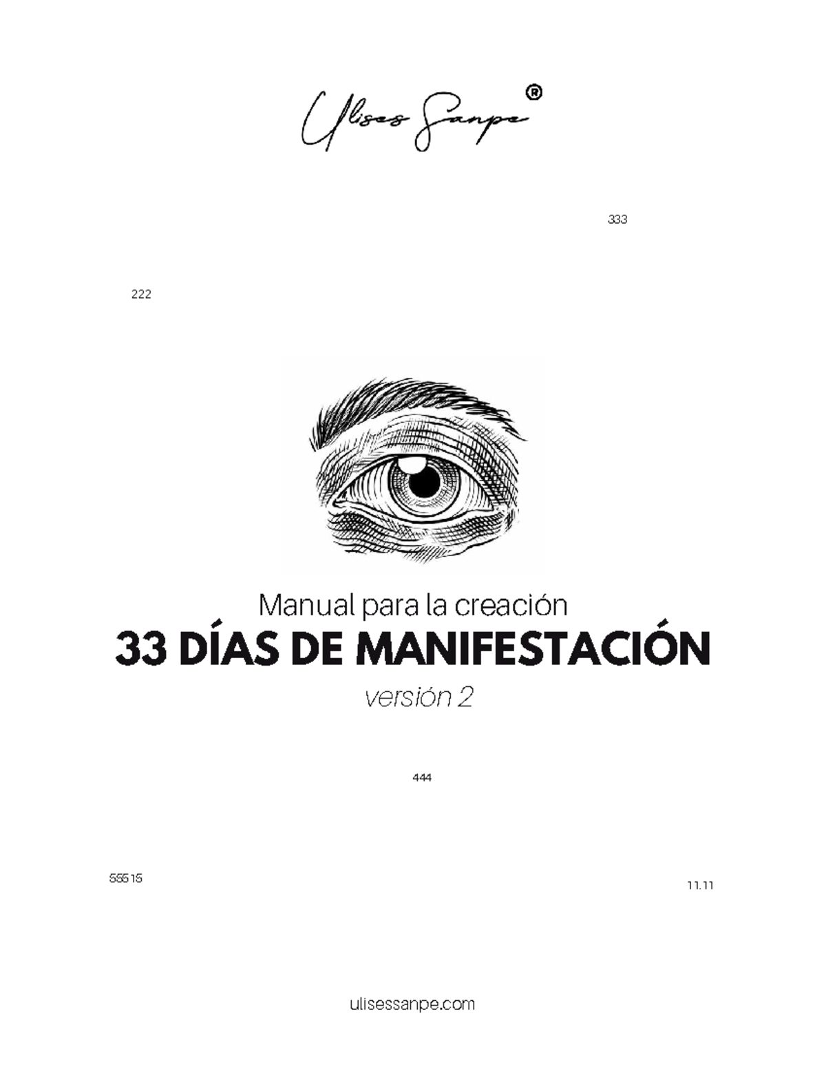 Manual de Manifestación: 33 Días para Crear Tu Realidad 55515 - Document Preview