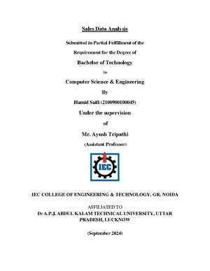 QR Code Generator Project Report - B.Tech CSE (2100460100044) - Studocu