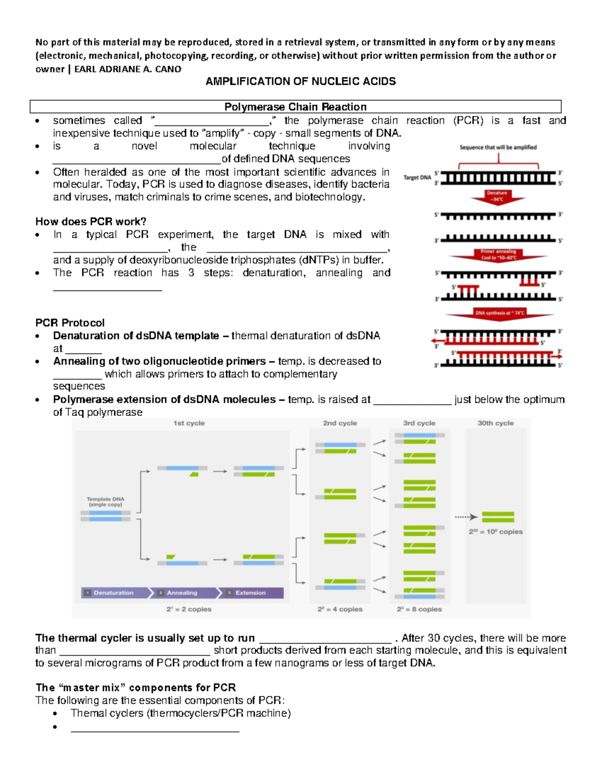 qPCR Study Notes: Techniques, Analysis, & Viability Insights - Studocu