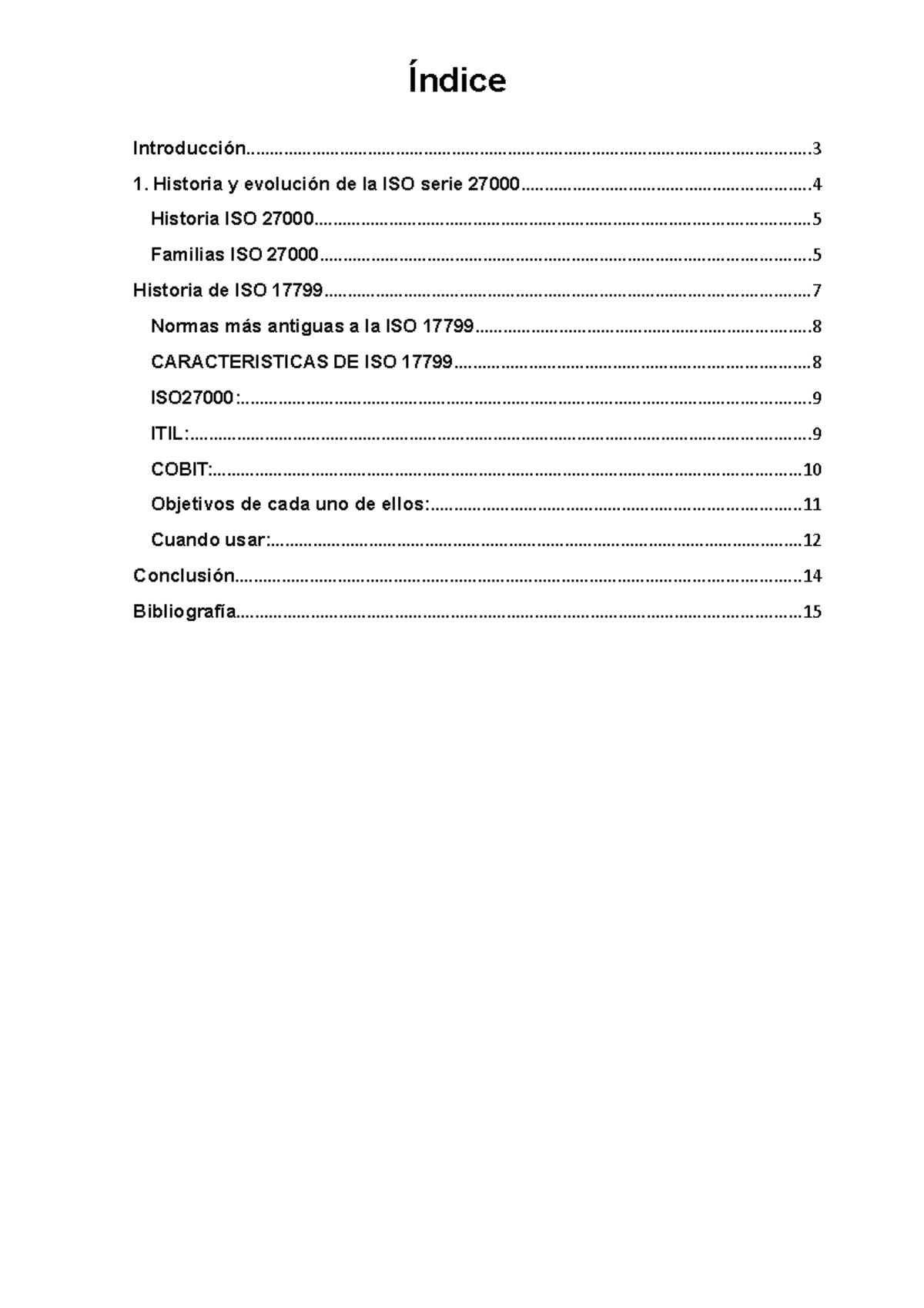 Historia y Evolución de la ISO 27000 y Comparativa con ISO 17799 - Document Preview