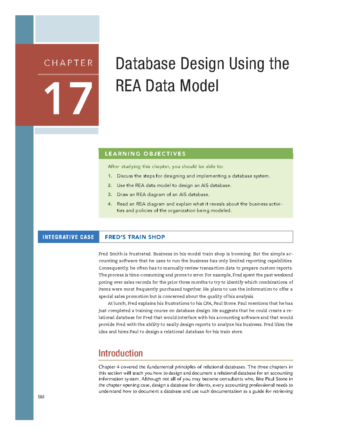 Database Design in Accounting Information Systems: Chapter 17 Insights ...