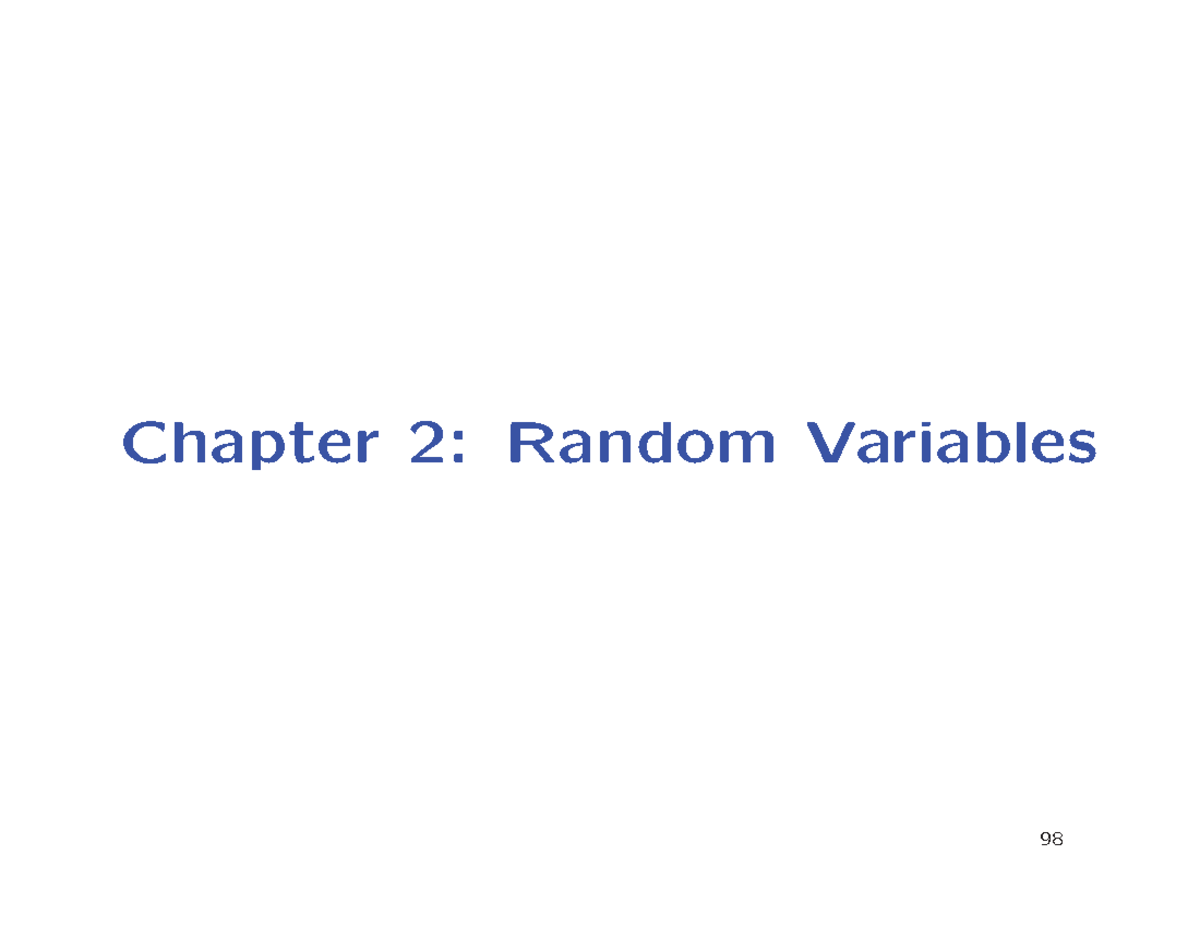 Chapter 2 - Random Variables: Concepts and Examples in Probability ...