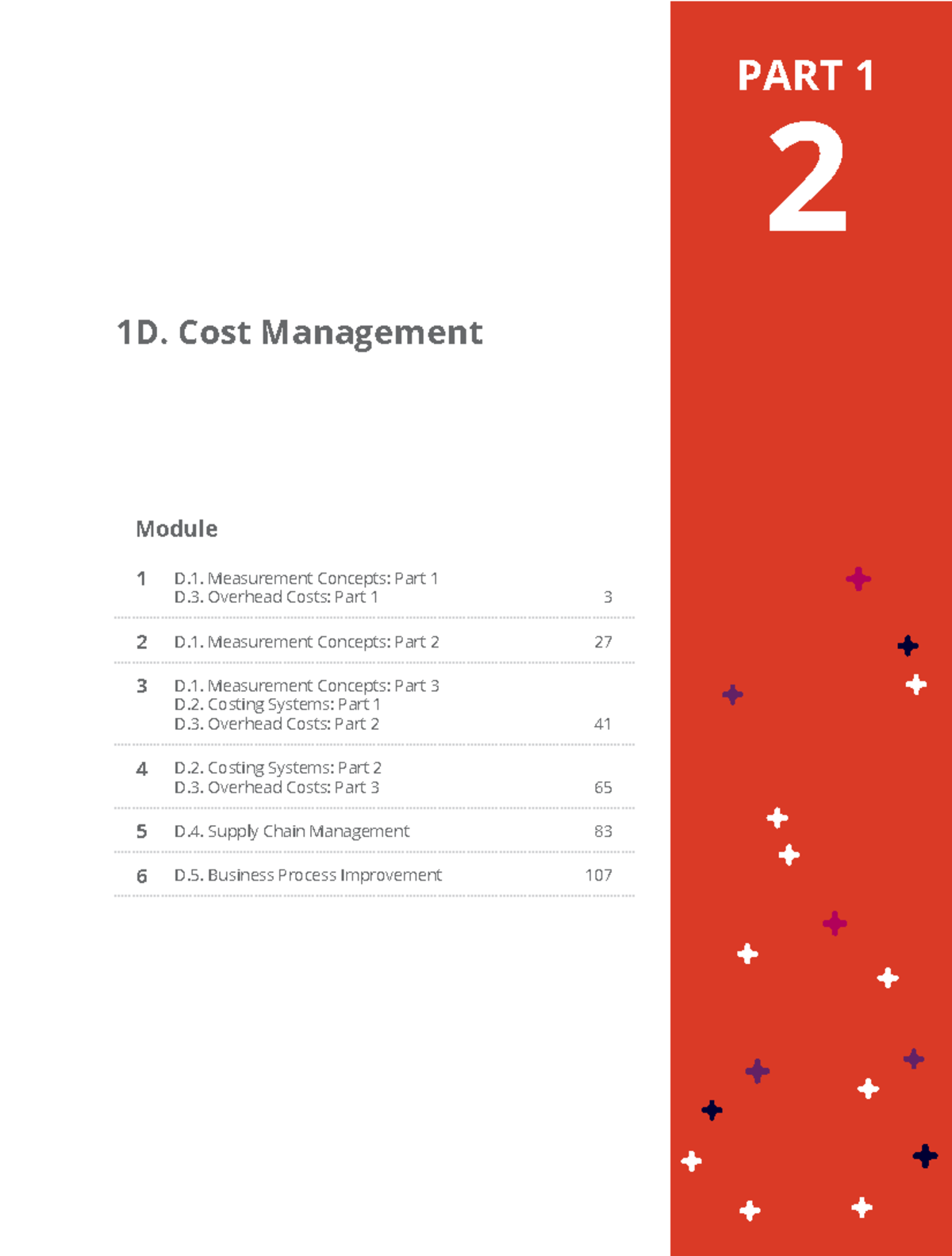 P1-1D: Cost Management Measurement Concepts and Overhead Costs - Studocu