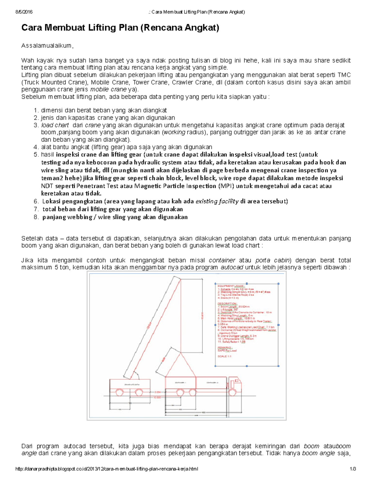 Cara Membuat Lifting Plan Panduan Rencana Angkat Efektif Studocu