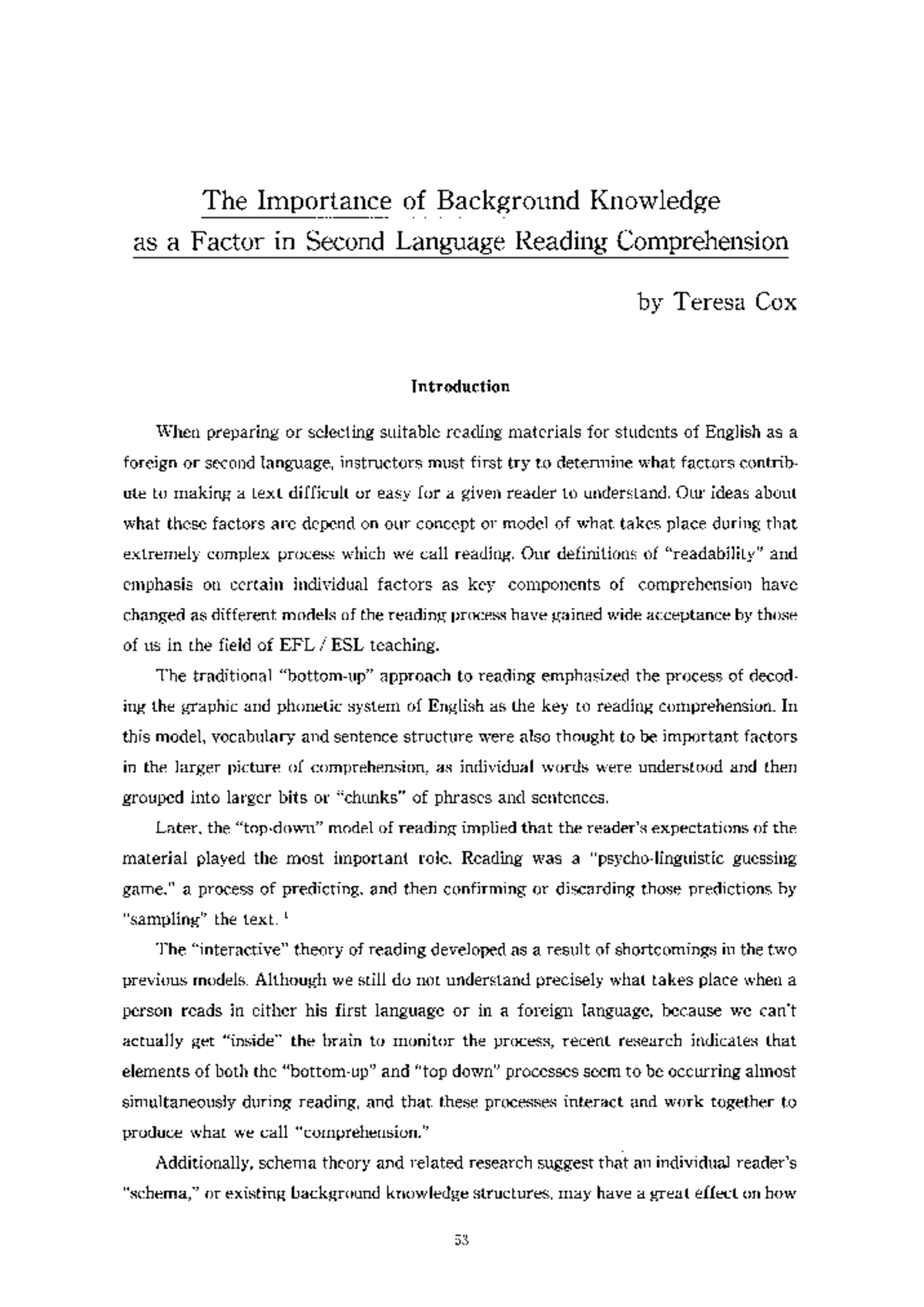 AN1011857 X 19880300 1053 - The Importance of Background Knowledge as a ...