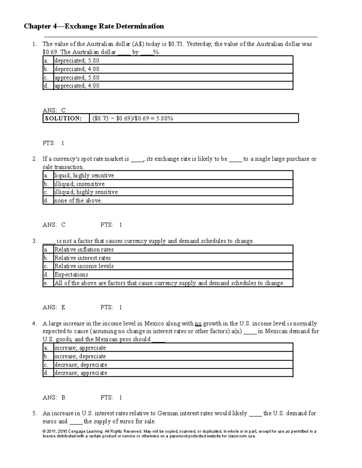 IFM10e Chapter 4 - Exchange Rate Determination Notes - Studocu