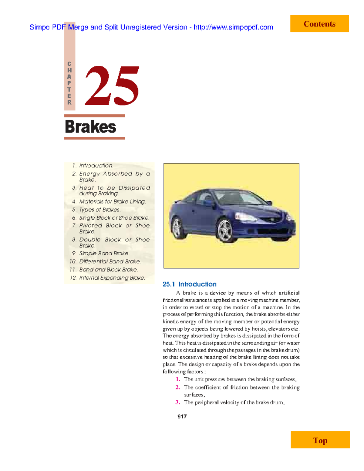 Brakes: Chapter 25 - Understanding Brake Systems and Their Design - Studocu