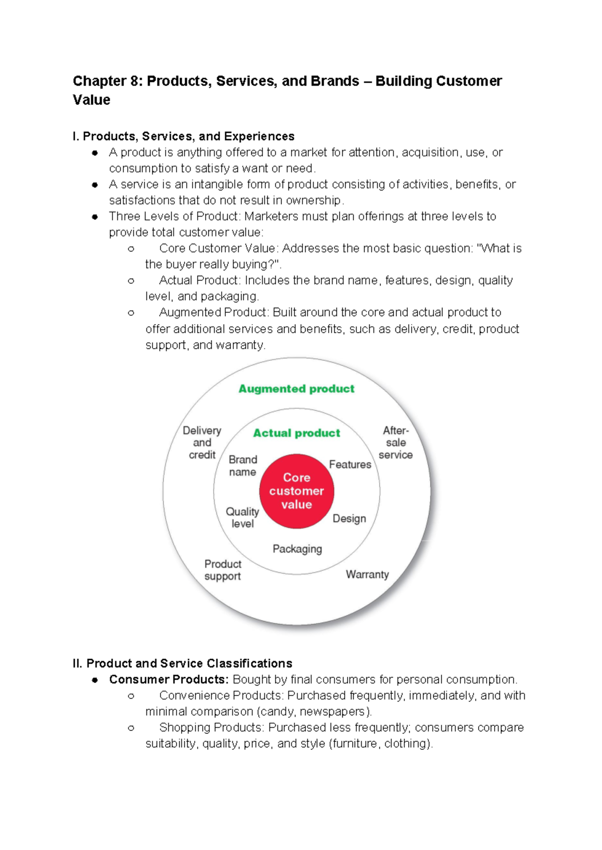 Chapter 8 & 10: Products, Services, Pricing Strategies - PoM Final ...