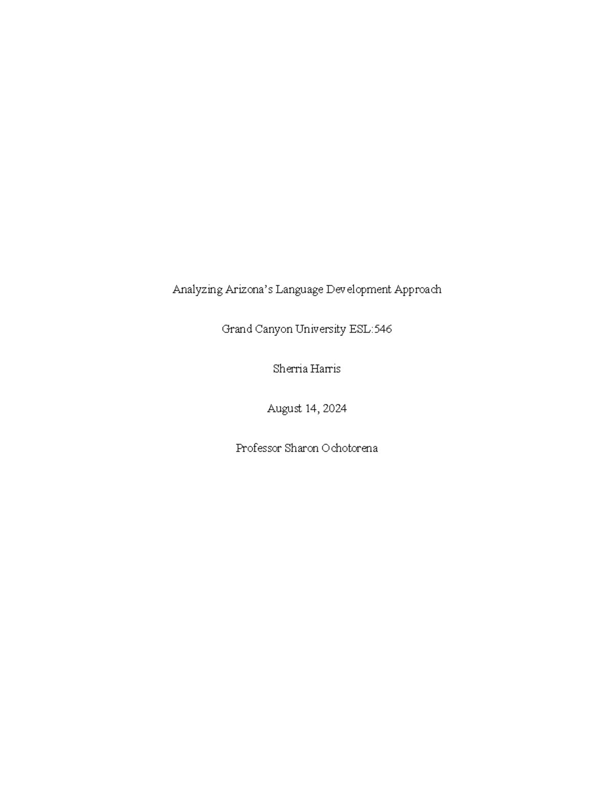 Analyzing Arizona's ESL Language Development Approach: GCU Insights ...