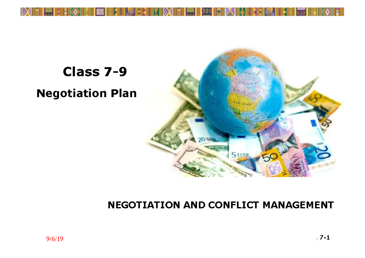 Negotiation Strategies and BATNA Development - NEGOTIATION AND CONFLICT ...