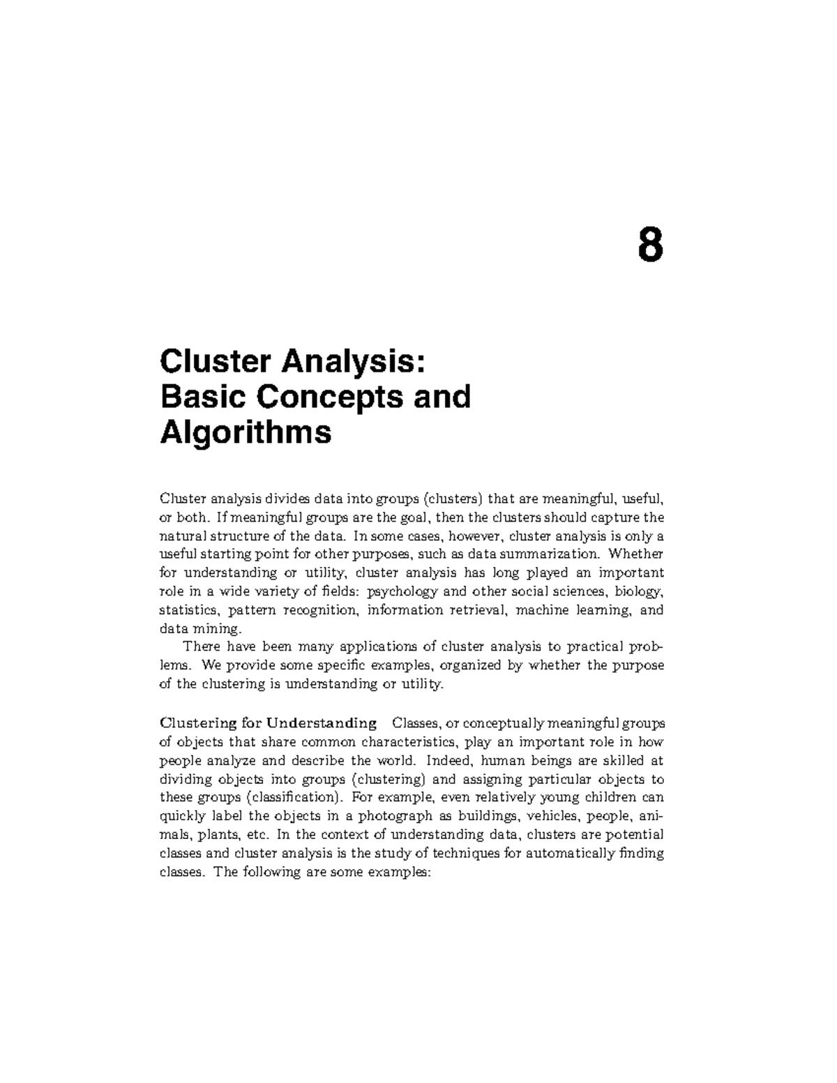 Unit-3: Clustering - Key Concepts and Algorithms - Studocu