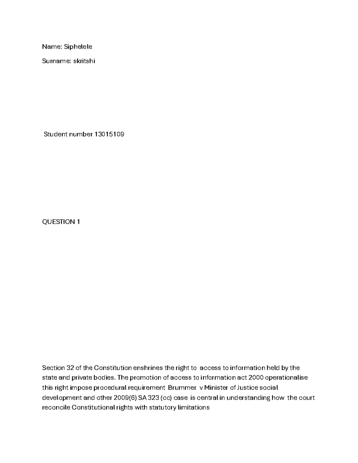 Media Law (LAW 101) - Summary of Key Concepts and Cases - Studocu